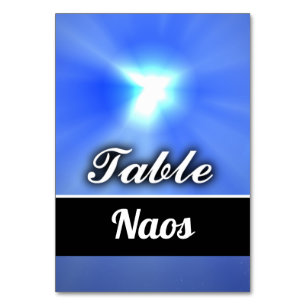 Naos Table Number