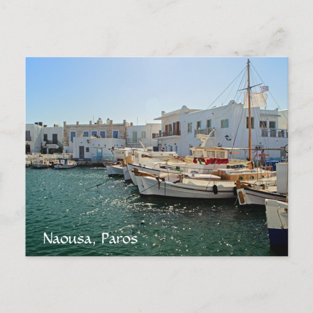 Naousa Paros Greece Postcard (Front)