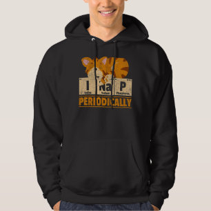 Nap Animal Sleeping Tiger  Periodic Table Tiger Hoodie