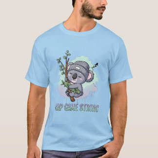 Nap Game Strong – Cute Sleeping Koala T-Shirt