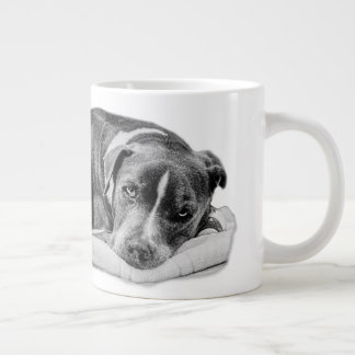 Nap Guardian with the Favourite Toy Large Coffee Mug