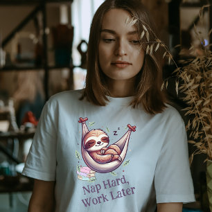 Nap Hard Sloth T-Shirt
