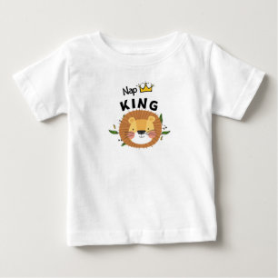 "Nap King" Lion T-Shirt for Kids