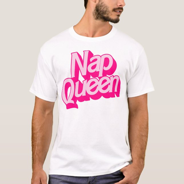 Nap Queen - Funny Lazy Sleep Lover T-Shirt (Front)