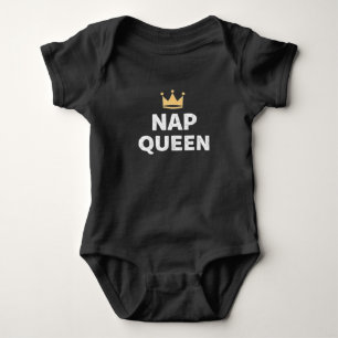 Nap Queen Funny Royal Crown Baby Bodysuit