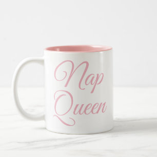 Nap Queen Mug Funny & Humour Quote Slogan Mug