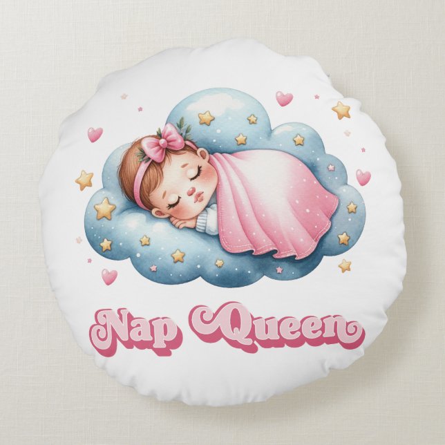 Nap Queen Round Cushion (Back)