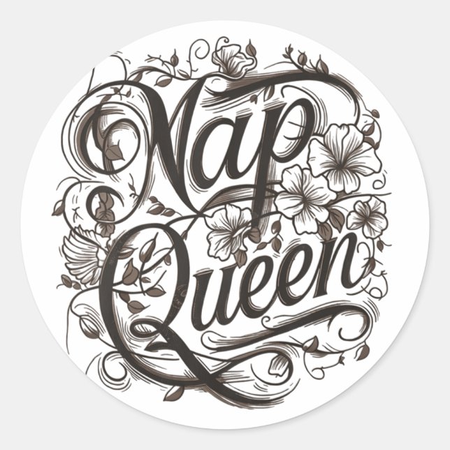 Nap Queen - Sticker (Front)