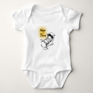 Nap Time Cradle Kitty Baby Bodysuit