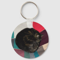 Nap Time Dave Button Keyring