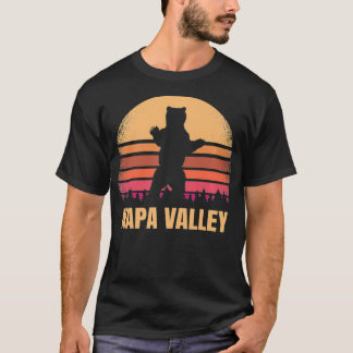 Napa Valley CA Bear Vintage Distressed 80s Califor T-Shirt
