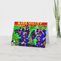 Napa Valley Note Card <Blank Inside>