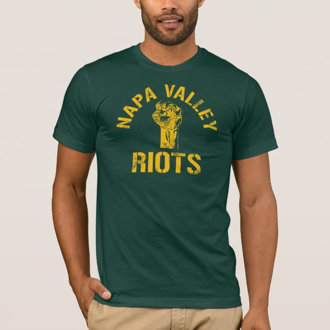 Napa Valley Riots Faded T-Shirt (Front)