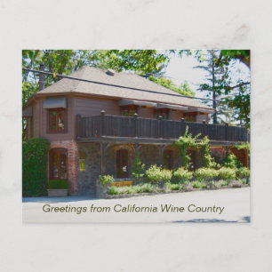 Napa Valley Wine Country - Yountville Postcard