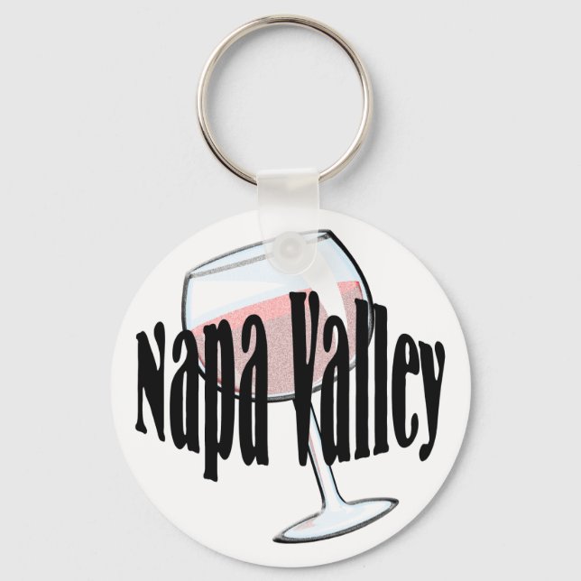 Napa Valley Wine Key Ring (Front)