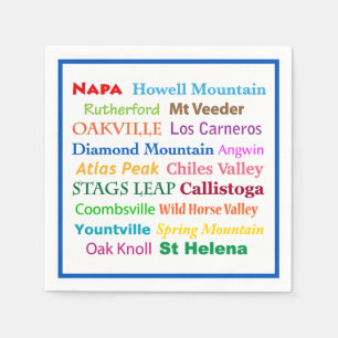 Napa Wine Country Napkins
