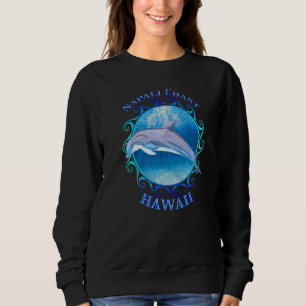 Napali Coast Hawaii Hi Vacation Souvenir Dolphin Sweatshirt