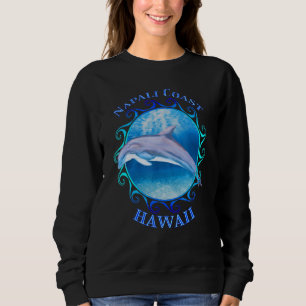 Napali Coast Hawaii Hi Vacation Souvenir Dolphin Sweatshirt