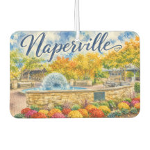 Naperville Illinois Dandelion Fountain Riverwalk