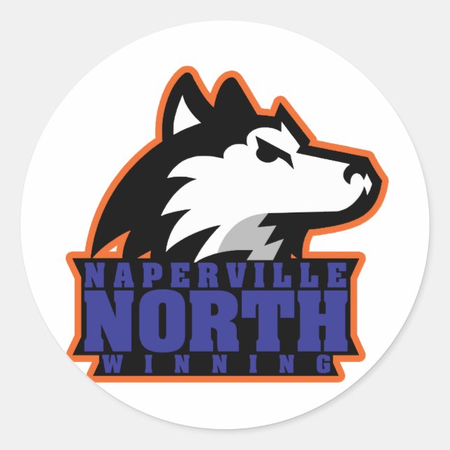 Naperville North Classic Round Sticker (Front)