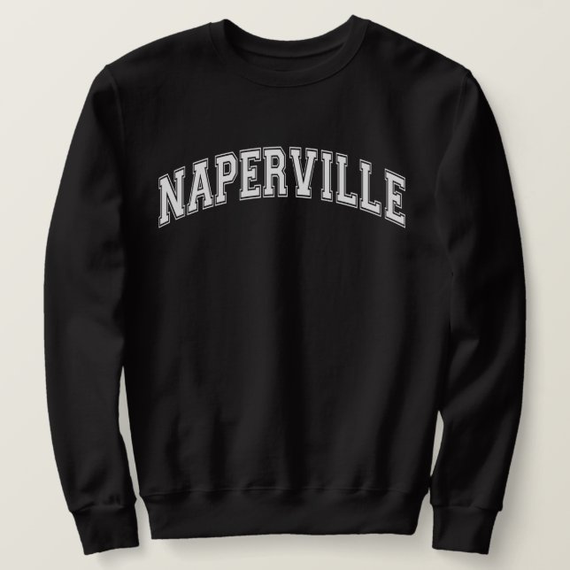 NAPERVILLE University-Style America College Sweatshirt (Design Front)