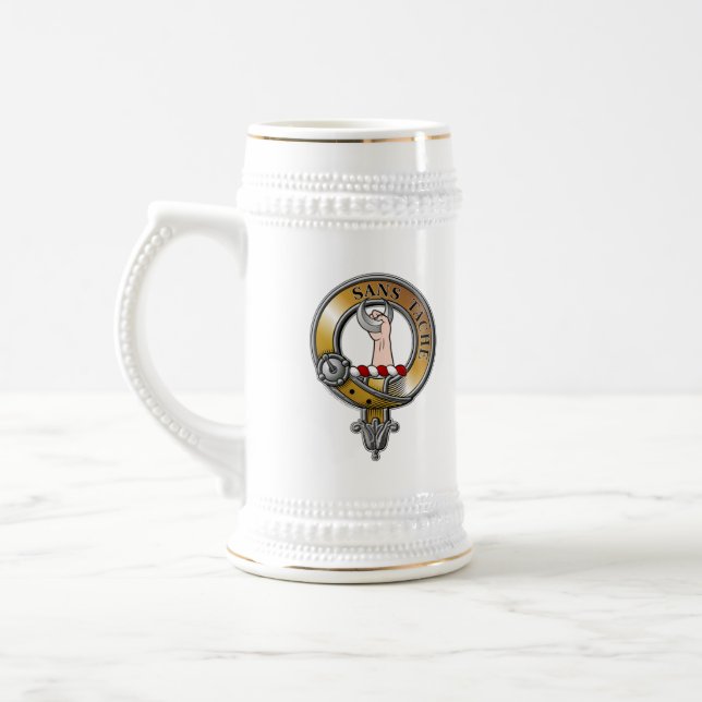 Napier Crest Badge Beer Stein (Left)