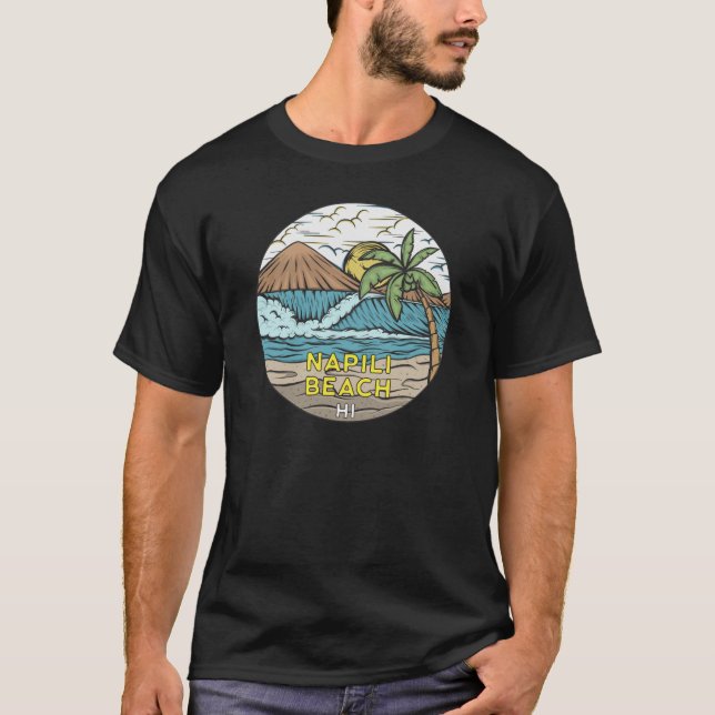 Napili Beach Hawaii Vintage T-Shirt (Front)