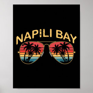 Napili Y Maui Men Women Souvenir Surfboard  Poster