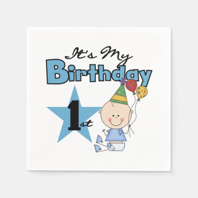 Napkin/First Birthday Napkin (Front)