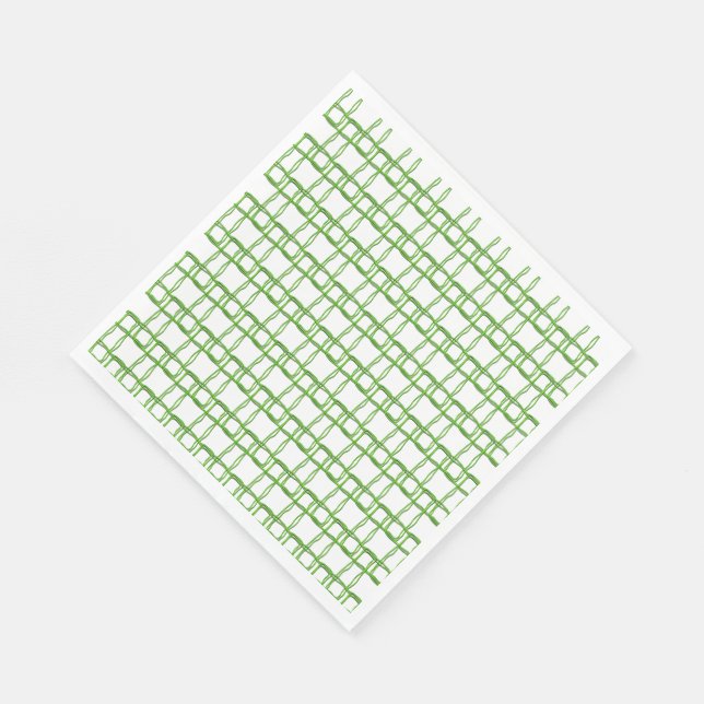 Napkin - Green Fibres Woven (Corner)