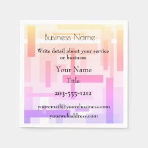 Napkin - Professional Promo -Geometric - HAMbyWG
