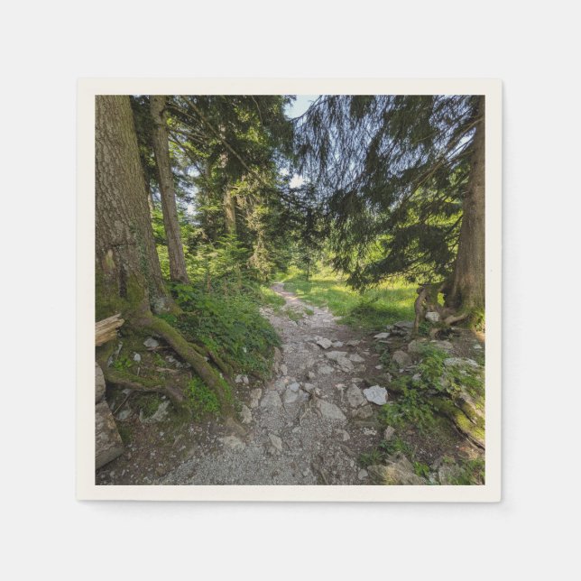 napkin with forest (Front)