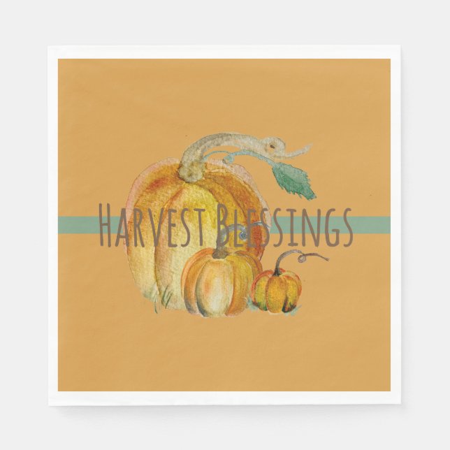 Napkins: Harvest Blessings Napkin (Front)