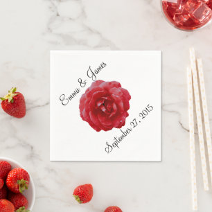 Napkins - Paper - Red Red Rose