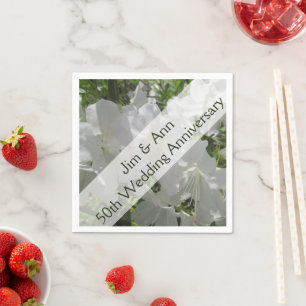 Napkins - Paper - White Azaleas