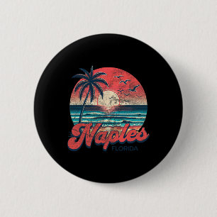 Naples 6 cm round badge