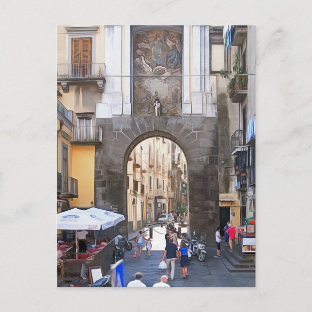 Naples. #9.  postcard (Front)