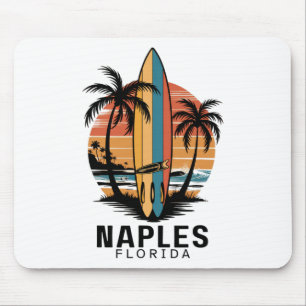 Naples Beach Florida Surfing Surfer _1 Mouse Pad