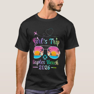 Naples Beach Florida Women Girls Trip 2026 Summer T-Shirt