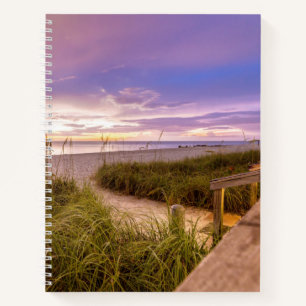 Naples Beach Shore and Calm Ocean Florida Notebook