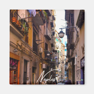 Naples Building Postcard Magnet