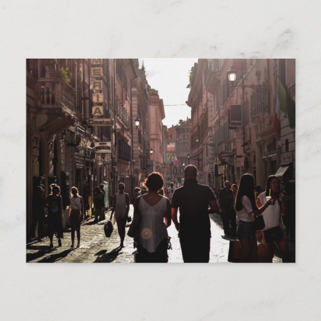 Naples Buildings Holiday Postcard (Front)