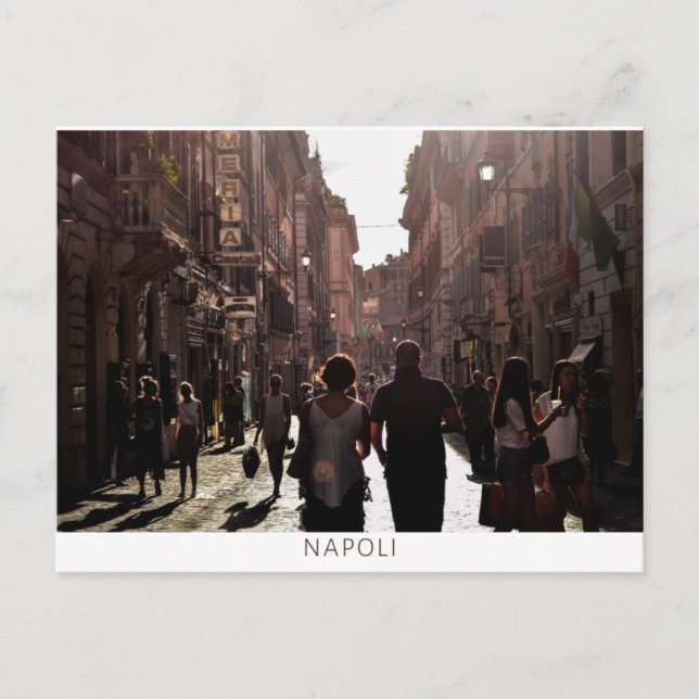 Naples Buildings (Napoli) Invitation Postcard (Front)
