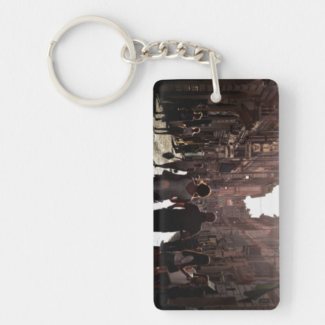 Naples Buildings (Napoli) Key Ring (Front)