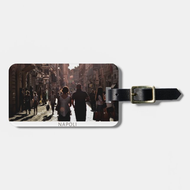 Naples Buildings (Napoli) Luggage Tag (Front Horizontal)