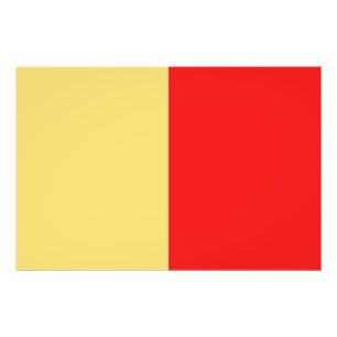 Naples city flag italy symbol napoli photo print