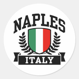 Naples Classic Round Sticker