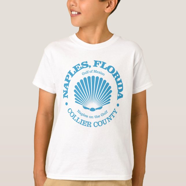 Naples Fl (seashell) T-Shirt (Front)