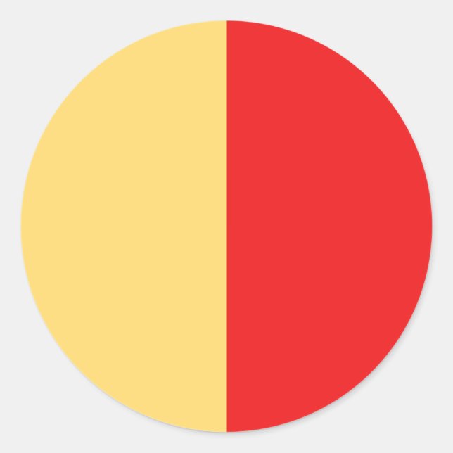 naples flag classic round sticker (Front)