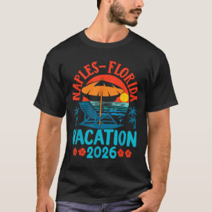Naples Florida 2026 Family Vacation Beach Summer V T-Shirt